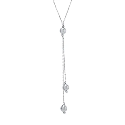 Silver Reflections Bolo Womens Pure Silver Over Brass 24 Inch Y Necklace