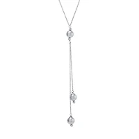 Silver Reflections Bolo Womens Pure Silver Over Brass 24 Inch Y Necklace