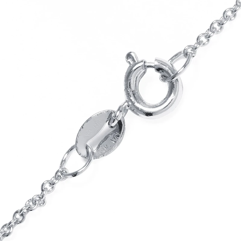 Silver Reflections Bolo Womens Pure Silver Over Brass 24 Inch Y Necklace