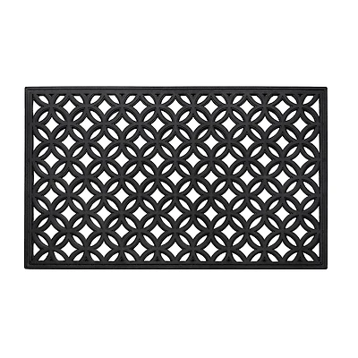 Achim Wrought Iron Rubber 18"X30" Doormat