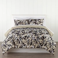 Home Expressions Casey Leaves Complete Bedding Set with Sheets
