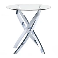 Furniture of America™ Newport Glass Top End Table