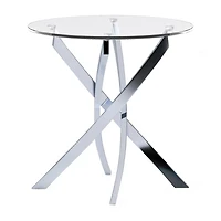 Furniture of America™ Newport Glass Top End Table