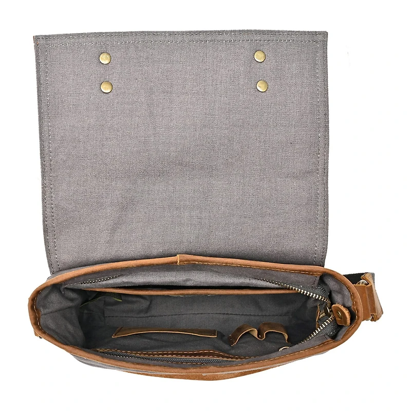 TSD Brand Valley Oak Crossbody Bag