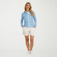 Stella Parker Medallion Swimsuit Cover-Up Tops