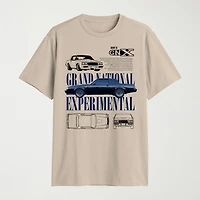 Novelty Grand National Mens Crew Neck Short Sleeve Regular Fit Graphic T-Shirt