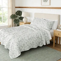Awesome Home™ Leaves Jacquard 3-pc. Reversible Quilt Set