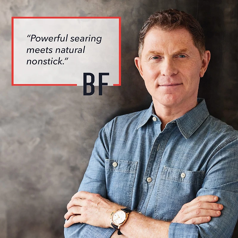 Bobby Flay By Greenpan Carbon Steel 12" Frying Pan