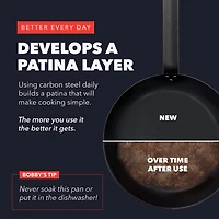 Bobby Flay By Greenpan Carbon Steel 11" Frying Pan