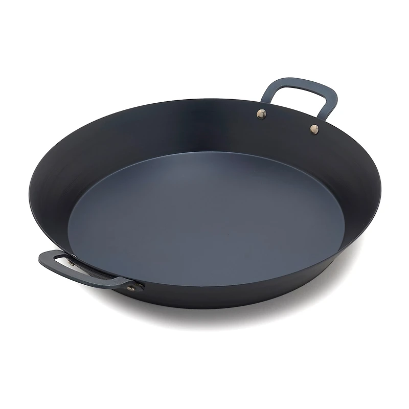 Bobby Flay By Greenpan Carbon Steel 15" Stir Paella Pan