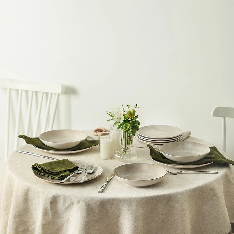 Christian Siriano New York Onyx -pc. Porcelain Dinnerware Set