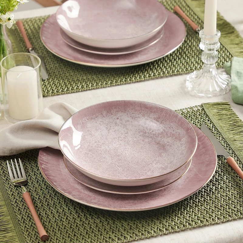 Christian Siriano New York Onyx -pc. Porcelain Dinnerware Set