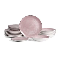 Christian Siriano New York Onyx -pc. Porcelain Dinnerware Set