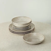 Christian Siriano New York Onyx 12-pc. Porcelain Dinnerware Set