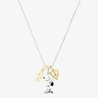 Womens 10K Gold Over Brass Pure Silver Over Brass 18 Inch Cable Chain Necklace