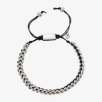 J.P. Army Cord Mens Stainless Steel Bolo Bracelet