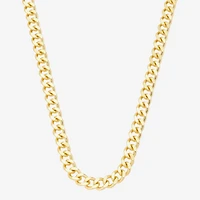 J.P. Army Mens 14K Gold Over Brass 24 Inch Link Chain Necklace