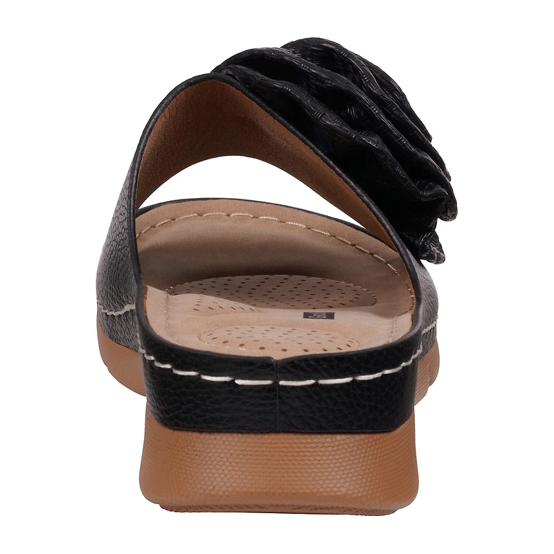 GC Shoes Womens Honey Floral Wedge Sandals