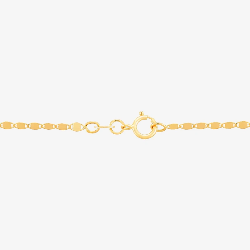 Gold Addiction Womens 10K Gold 18 Inch Chain Necklace
