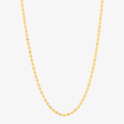 Gold Addiction Womens 10K Gold 18 Inch Chain Necklace