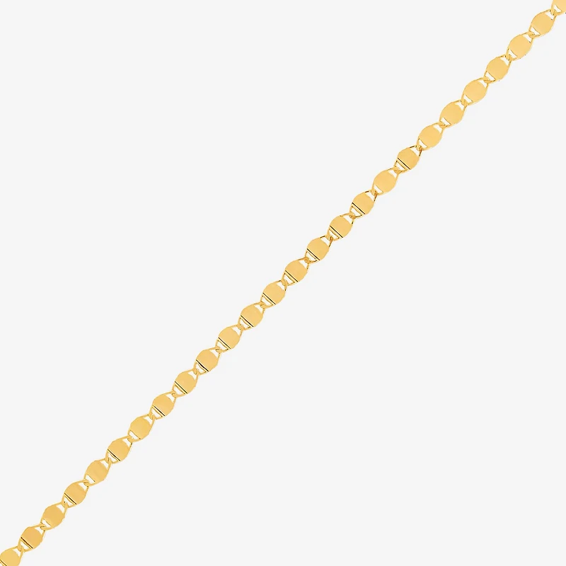 Gold Addiction Womens 10K Gold 18 Inch Chain Necklace