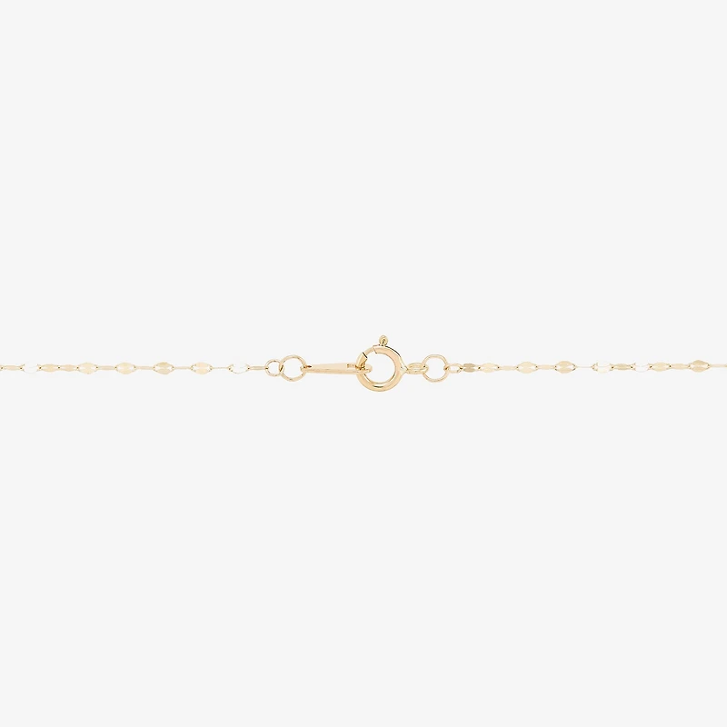 Gold Addiction Lariat Style Womens 14K Gold 18 Inch Y Necklace