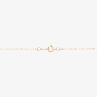 Gold Addiction Lariat Style Womens 14K Gold 18 Inch Y Necklace
