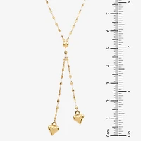 Gold Addiction Lariat Style Womens 14K Gold 18 Inch Y Necklace