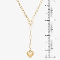 Gold Addiction Lariat Style Womens 10K Gold 18 Inch Y Necklace