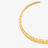 Silver Addiction Womens 14K Gold Over Silver Cuff Bracelet