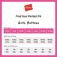 Hanes Little & Big Kid Girls 12 Pack Briefs Gubr12