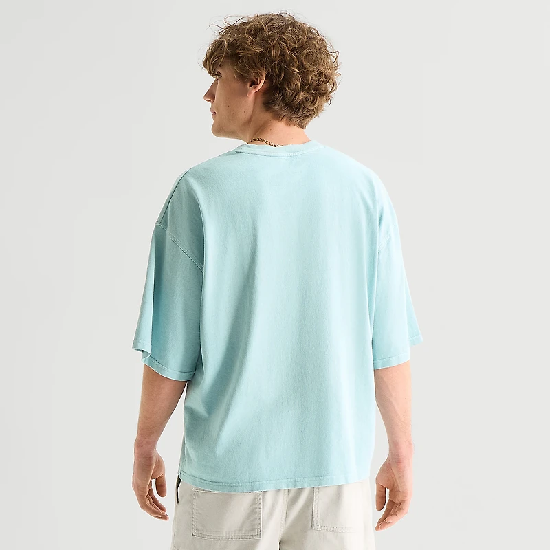 Arizona Oversized Boxy Fit Mens Crew Neck Short Sleeve T-Shirt