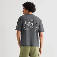 Arizona Mens Crew Neck Short Sleeve Boxy Fit Graphic T-Shirt