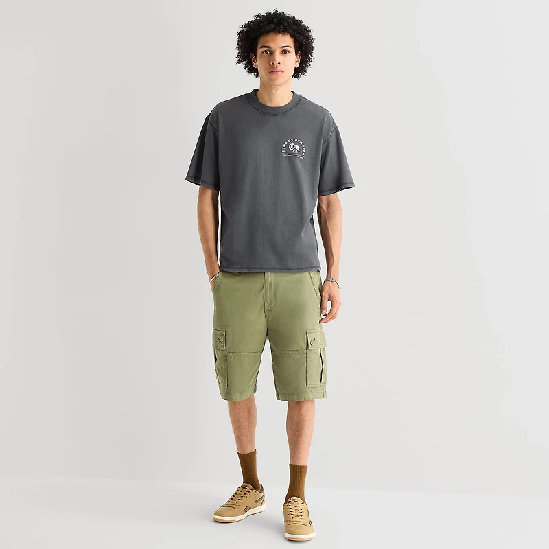 Arizona Mens Crew Neck Short Sleeve Boxy Fit Graphic T-Shirt