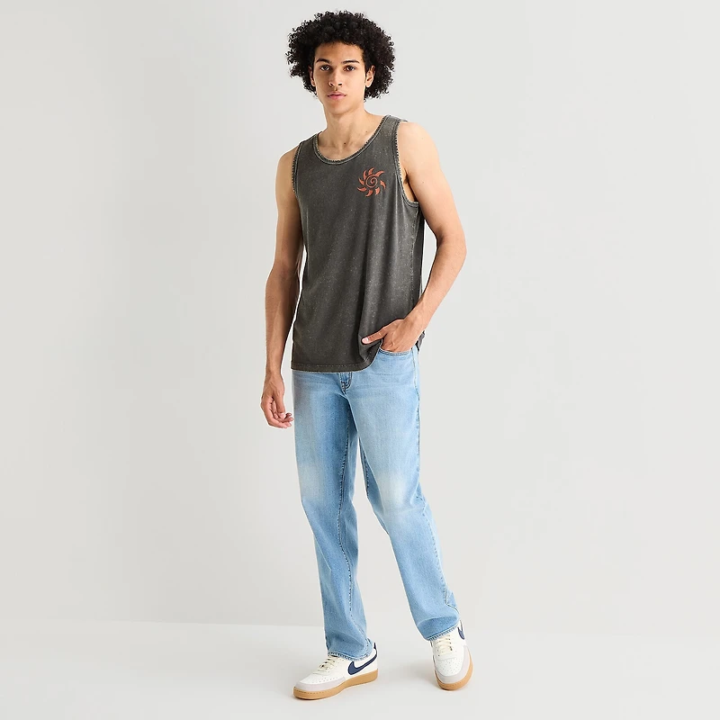 Arizona Mens Crew Neck Sleeveless Tank Top