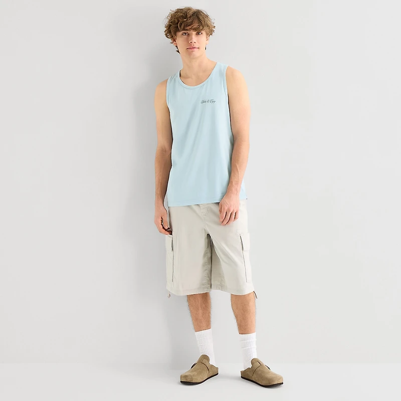 Arizona Mens Crew Neck Sleeveless Tank Top