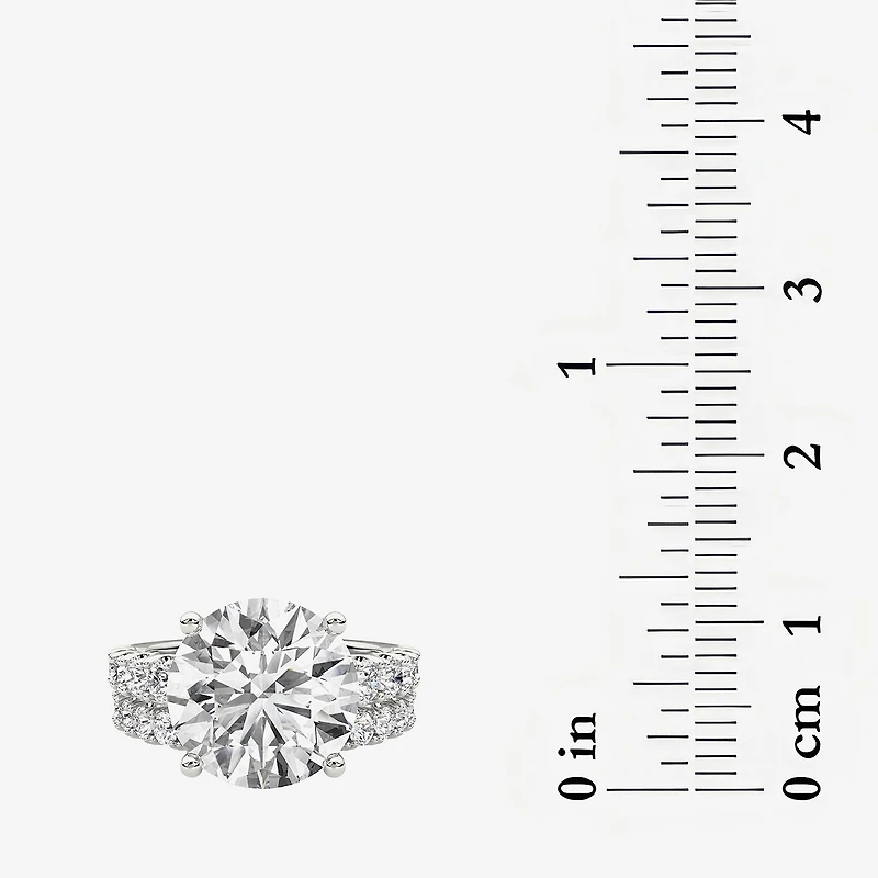 Grown Gorgeous (F / Vs2) Womens 5/ Ct. T.W. Lab White Diamond 14K Gold Round Side Stone Bridal Set