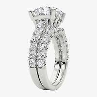 Grown Gorgeous (F / Vs2) Womens 5/ Ct. T.W. Lab White Diamond 14K Gold Round Side Stone Bridal Set
