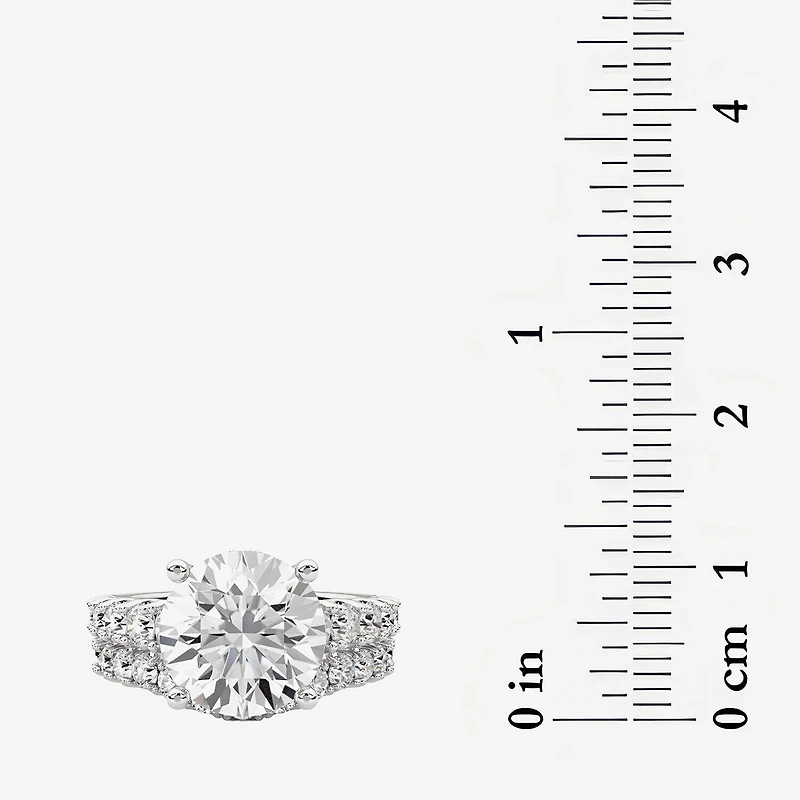 Grown Gorgeous (F / Vs2) Womens 1/ Ct. T.W. Lab White Diamond 14K Gold Round Side Stone Bridal Set