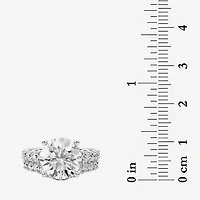 Grown Gorgeous (F / Vs2) Womens 1/ Ct. T.W. Lab White Diamond 14K Gold Round Side Stone Bridal Set