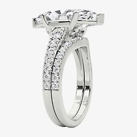 Grown Gorgeous (F / Vs2) Womens / Ct. T.W. Lab White Diamond 14K Gold Marquise Side Stone Bridal Set