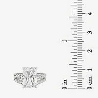 Grown Gorgeous (F / Vs2) Womens / Ct. T.W. Lab White Diamond 14K Gold Rectangular Side Stone Bridal Set
