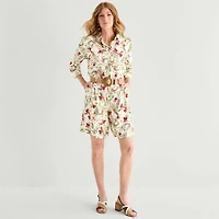 Liz Claiborne Womens Long Sleeve Blouse
