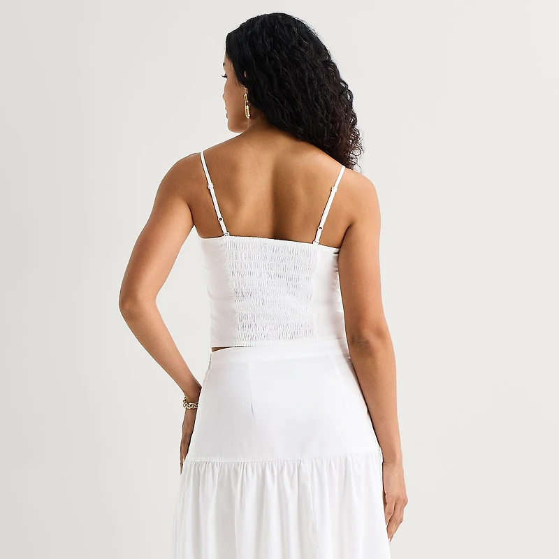 Bold Elements Womens Sweetheart Neck Sleeveless Bandeau