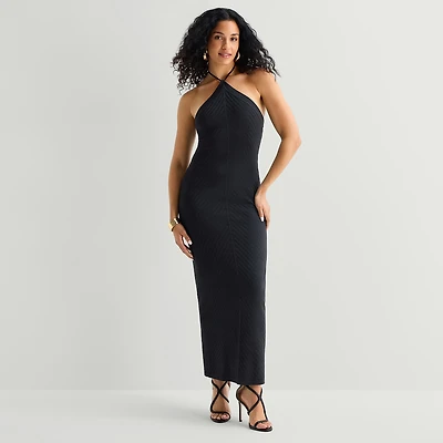 Bold Elements Womens Halter Maxi Dress