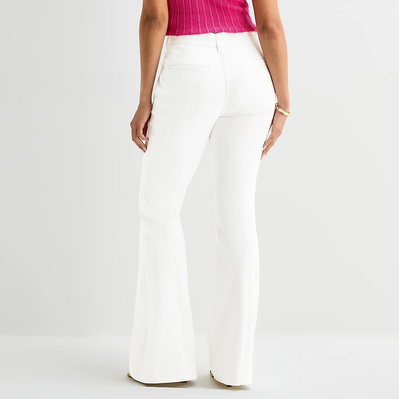 Bold Elements Womens High Rise Flare Leg Jean