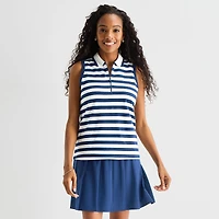 St. John's Bay Womens Sleeveless Quarter-Zip Pullover