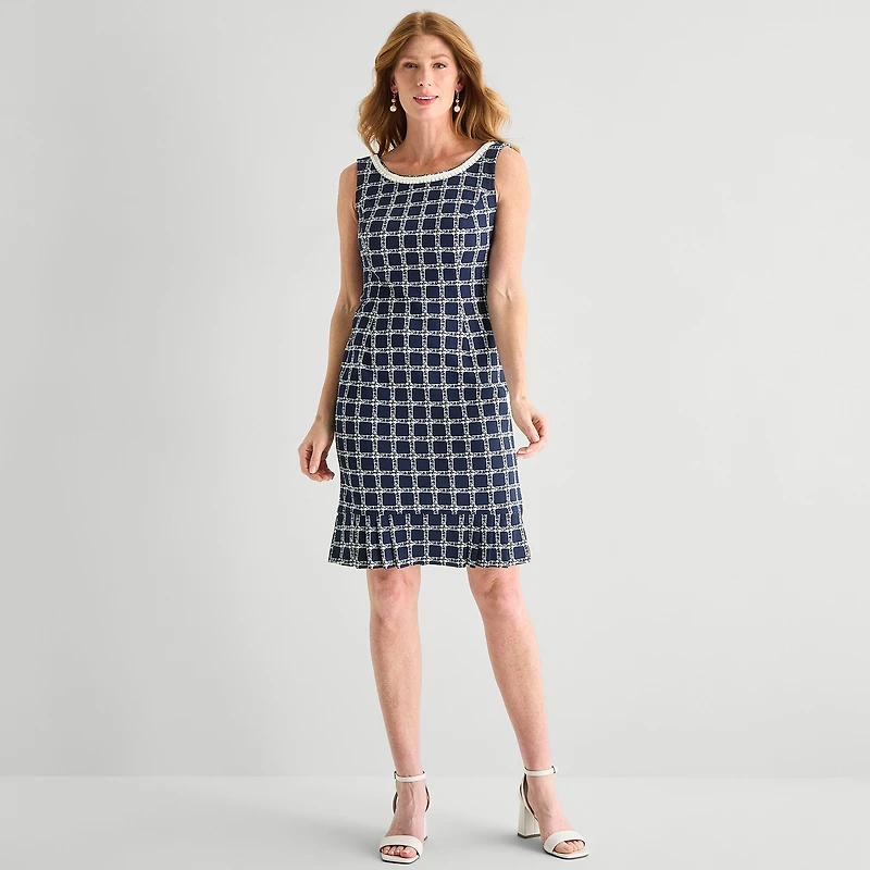 Maya Brooke Womens Jacket Dress