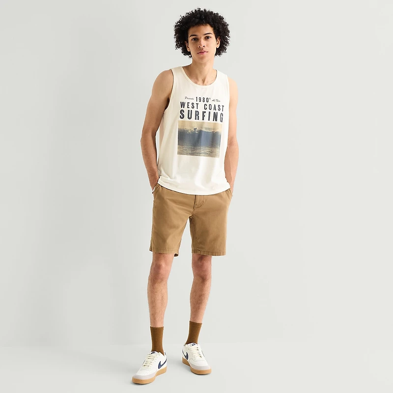 Arizona Mens Crew Neck Sleeveless Tank Top