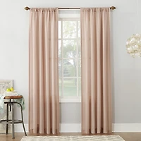 No 918 Amalfi Rod Pocket Sheer Single Curtain Panel